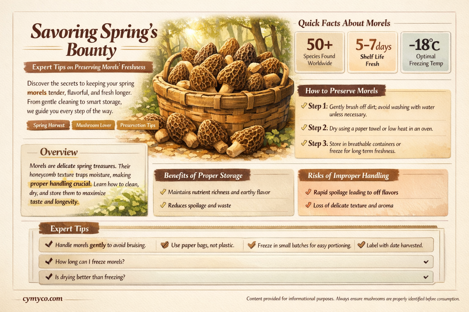 how to keep morels fresh