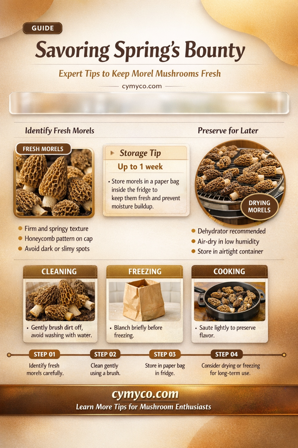 how do you keep morel mushrooms fresh