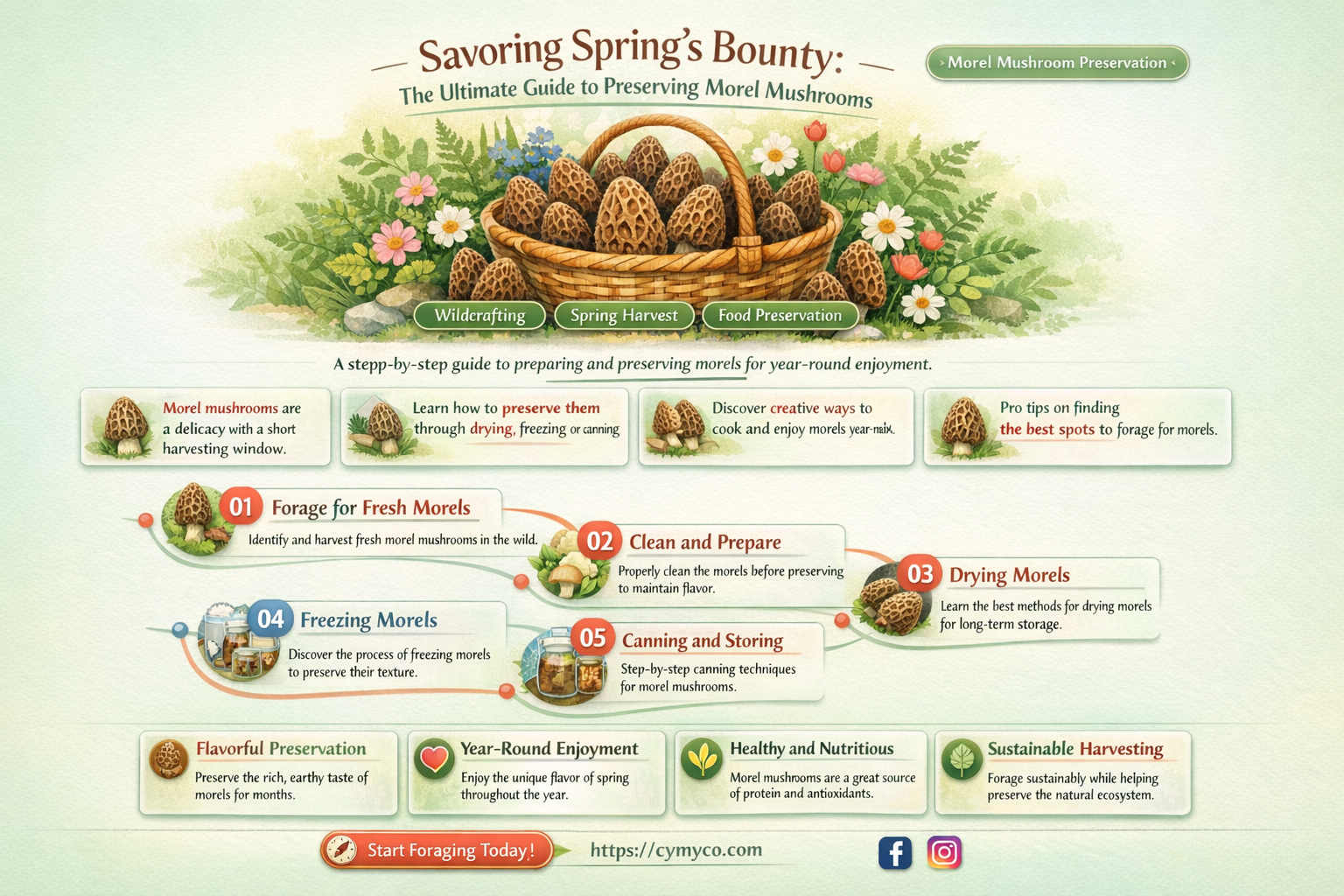 how to preserve morel mushrooms