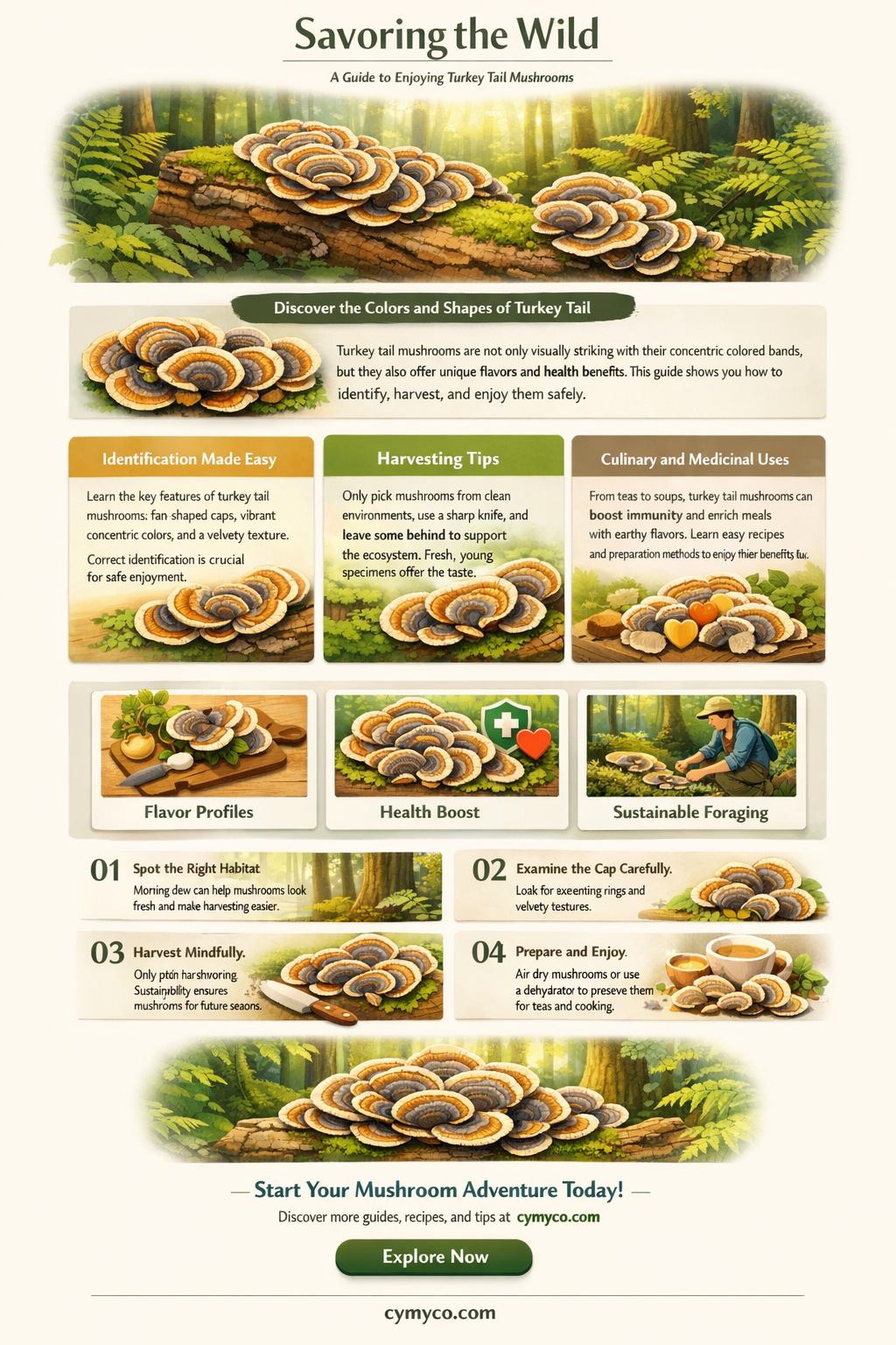 how to eat turkey tail mushroom