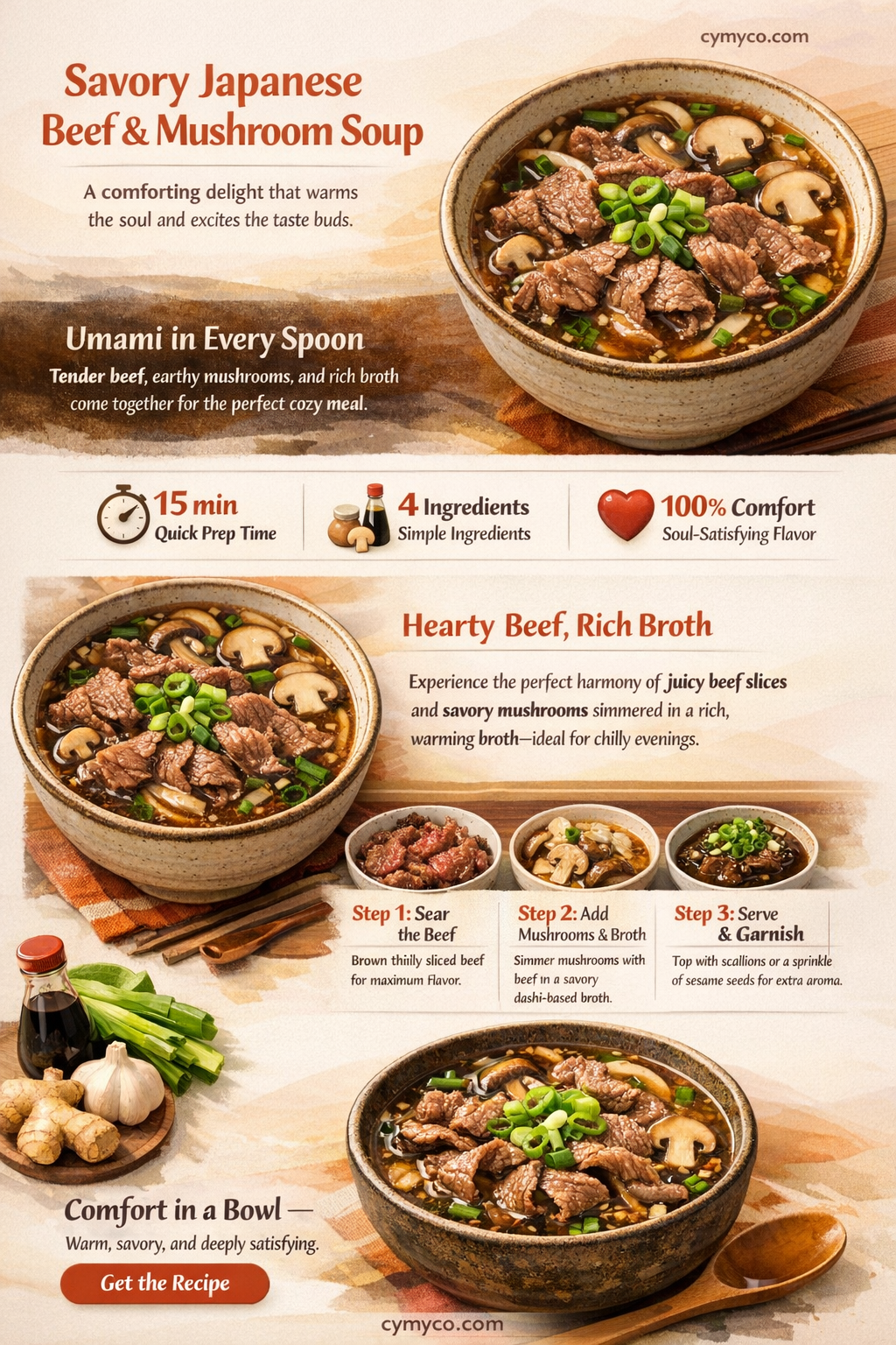 how to make japanese beef mushroom soup