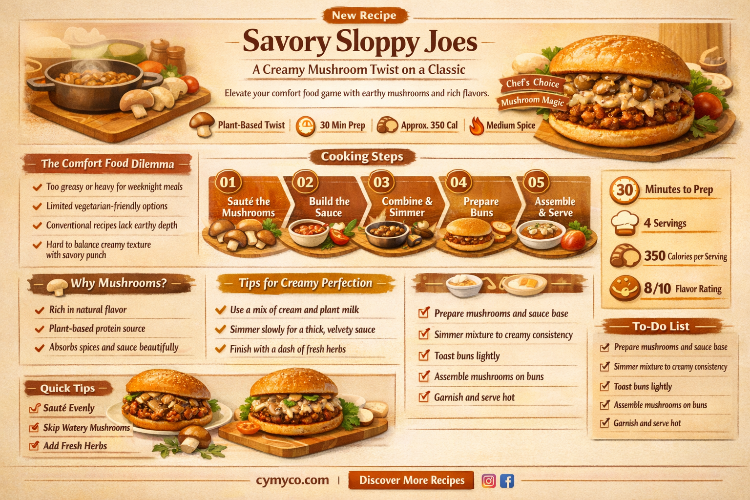 how to make sloppy joes with cream of mushroom soup