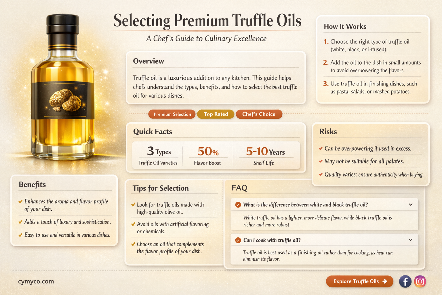 how to choose premium truffle oils for cooking