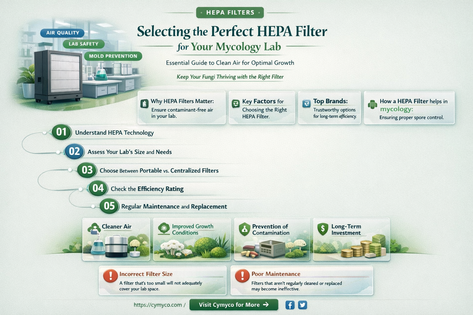 how to choose a hepa filter for mycology