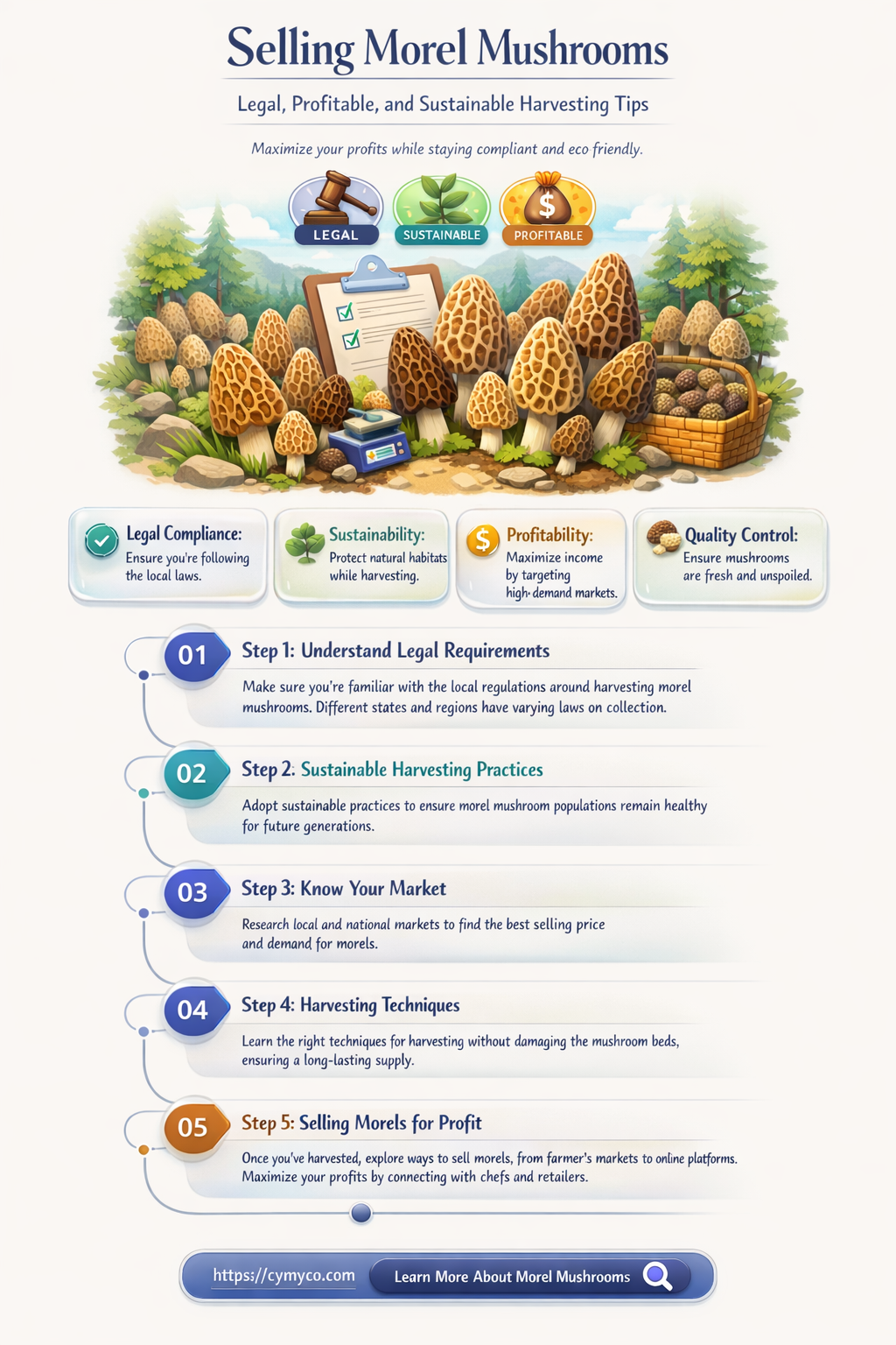 can you sell morel mushrooms