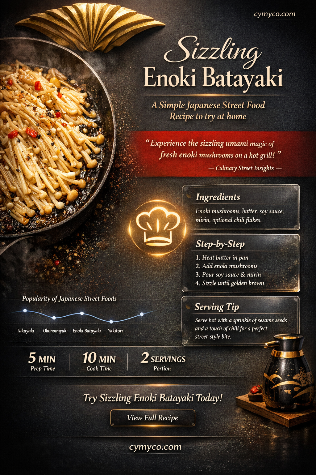 how to cook enoki batayaki