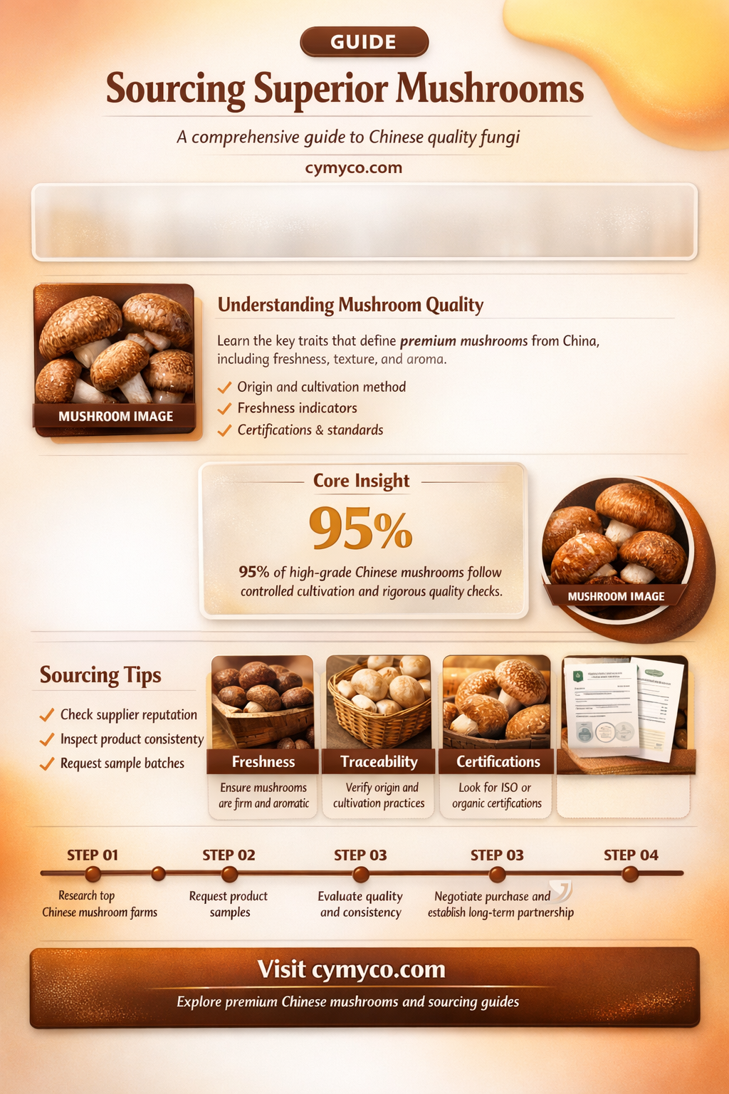 is it possible to get high quality mushrooms from china