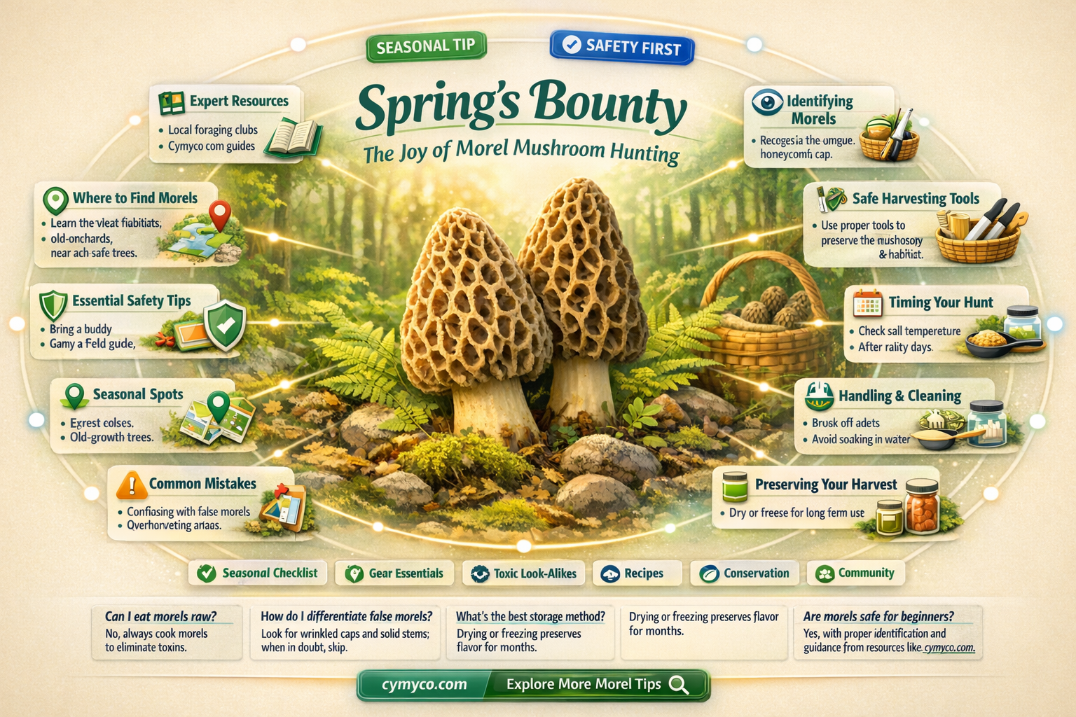 how to harvest morel mushroom