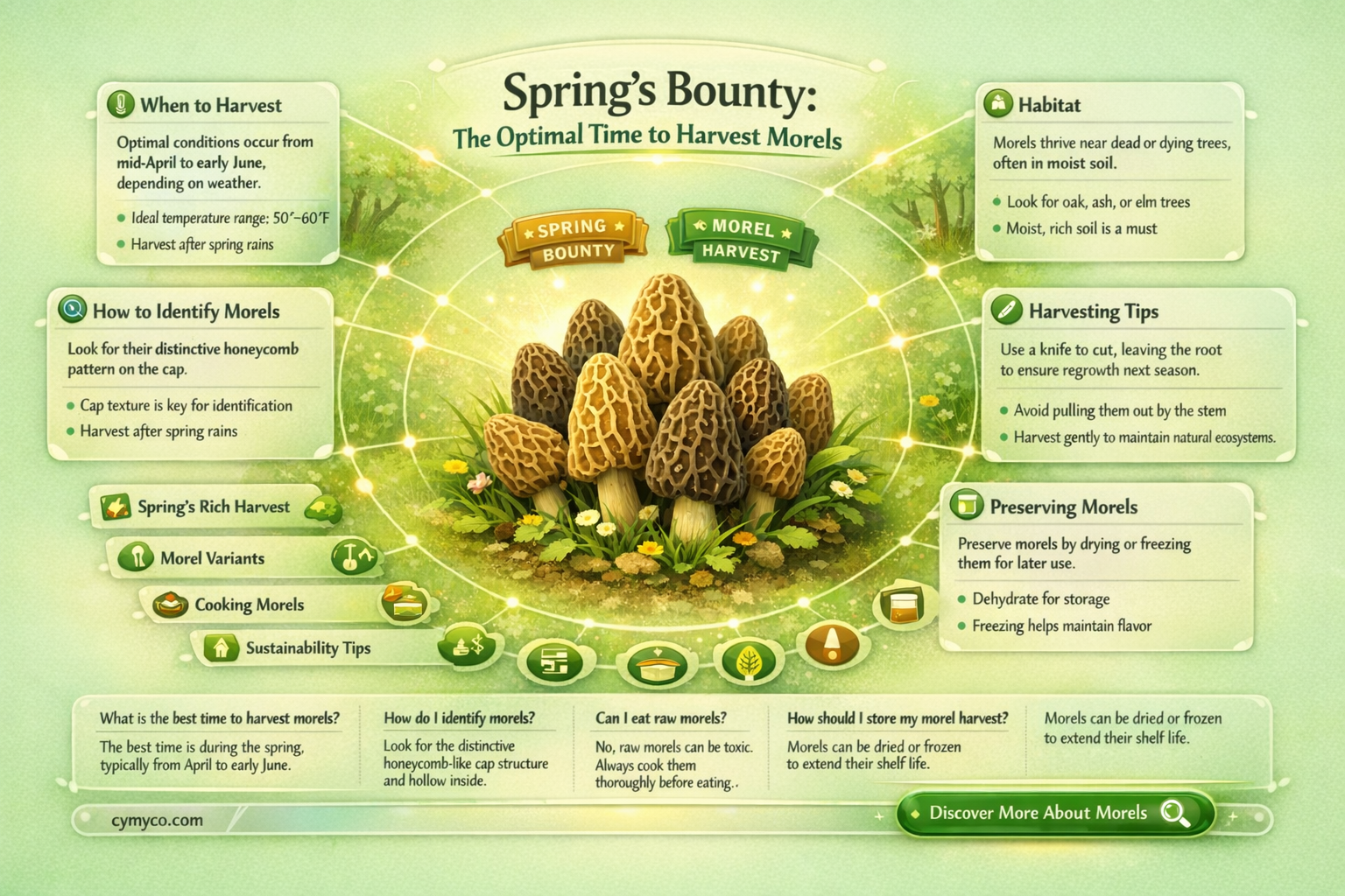 when to harvest morels