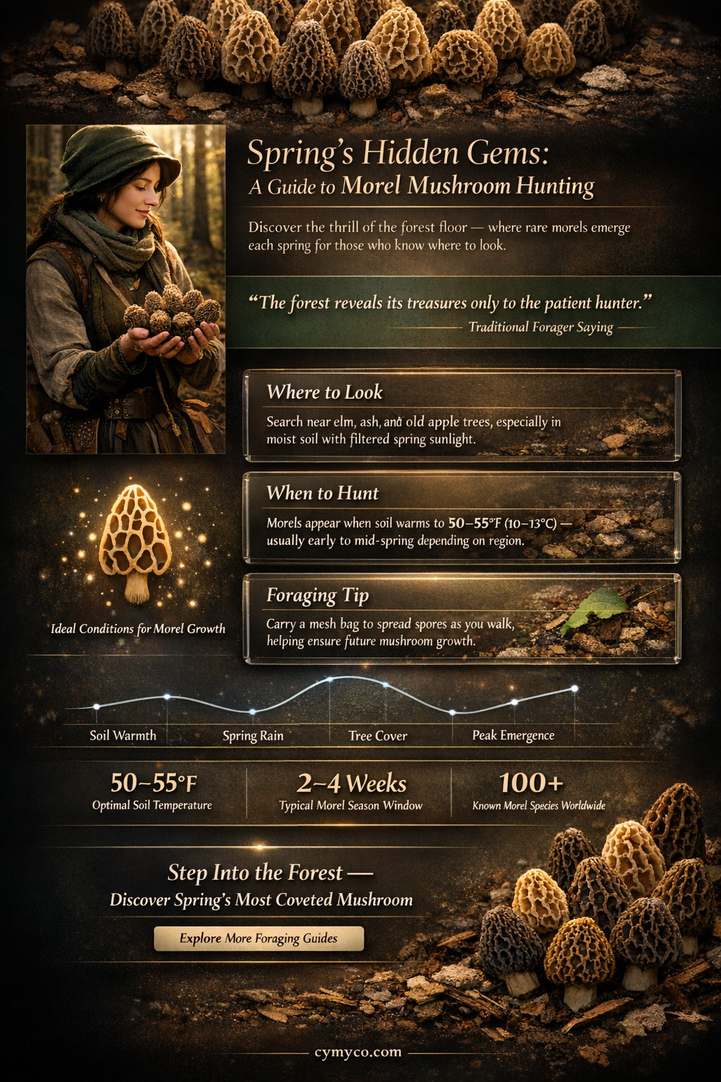 where and when to find morel mushrooms