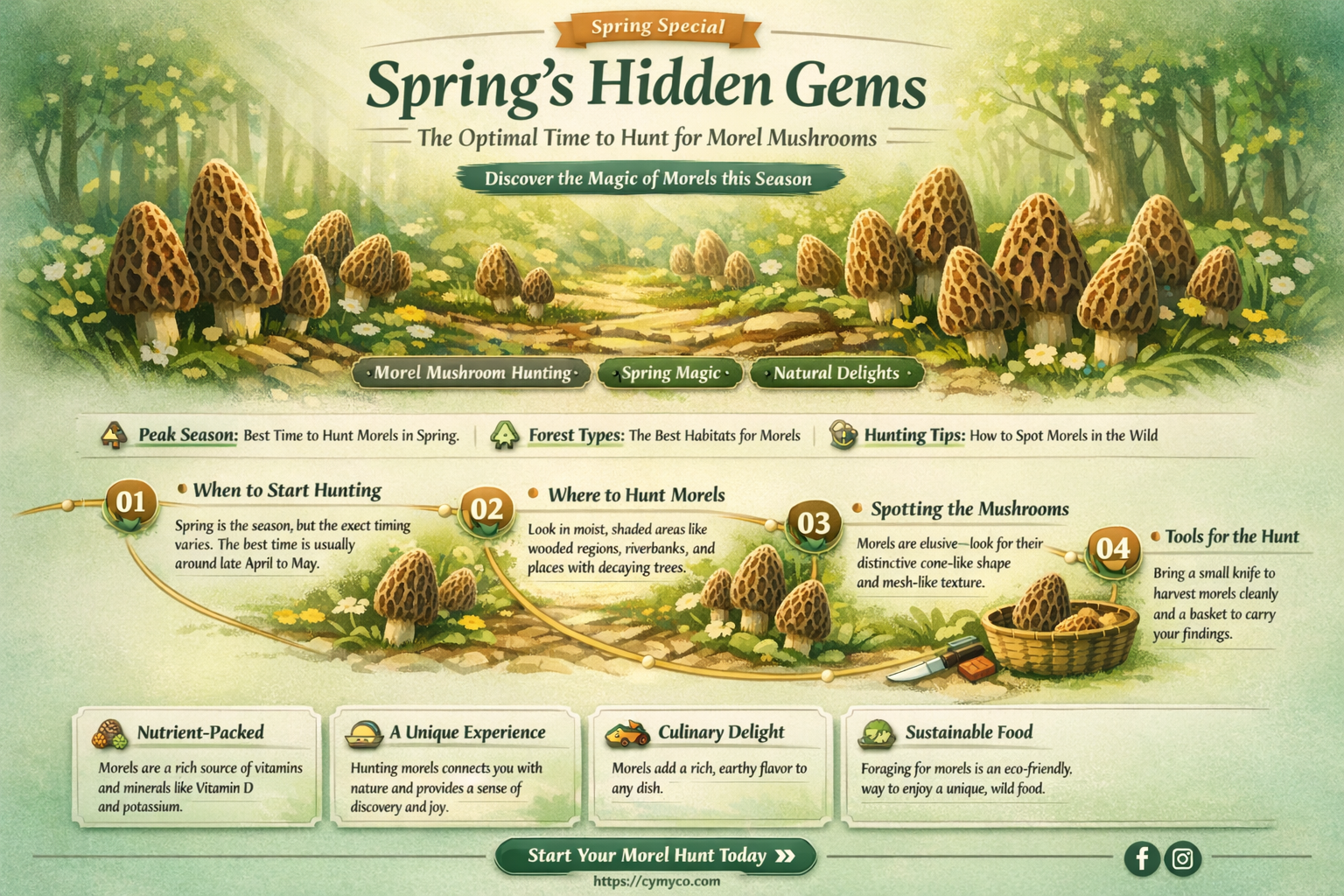 when to look for morel mushrooms