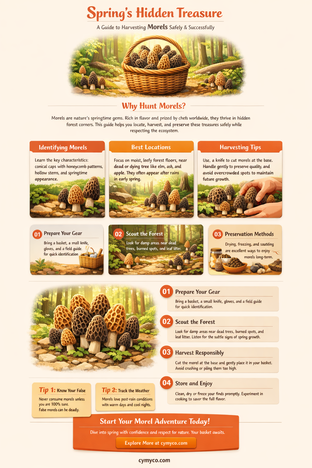 how to harvest morels