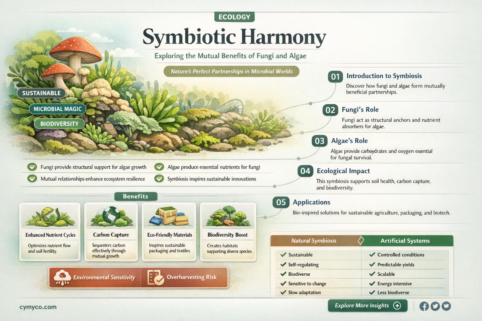 how do fungi and algae benefit each other