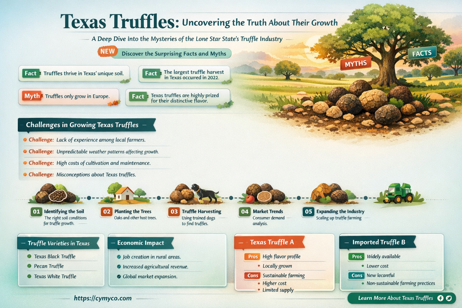 do truffles grow in texas
