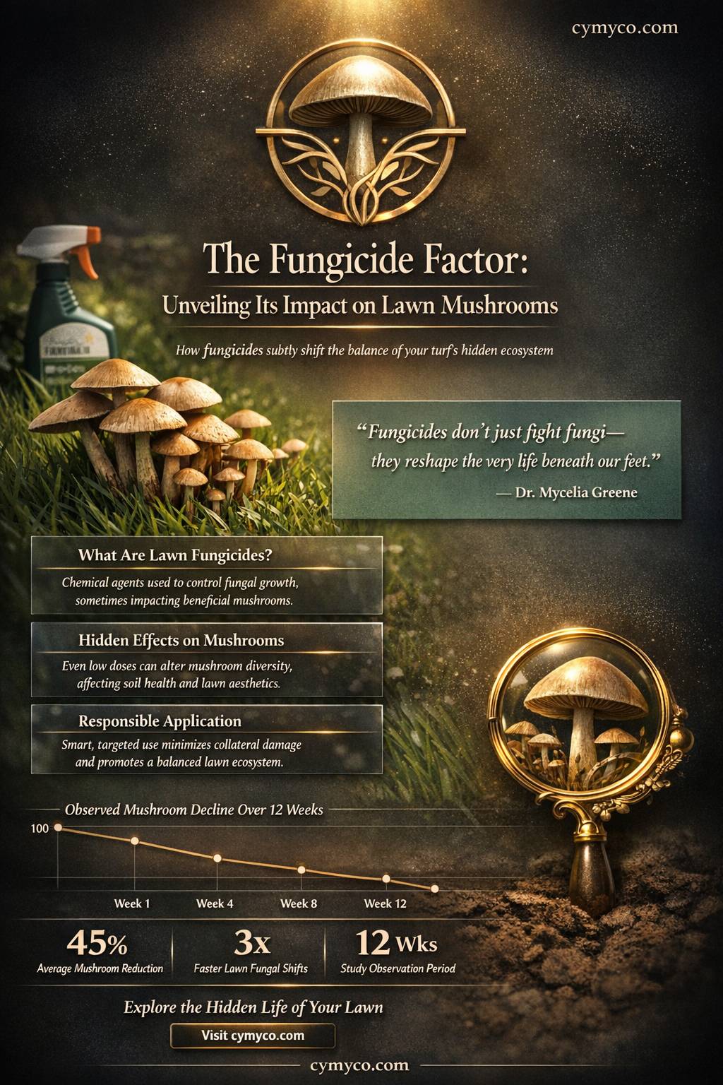 does lawn fungicide kill mushrooms