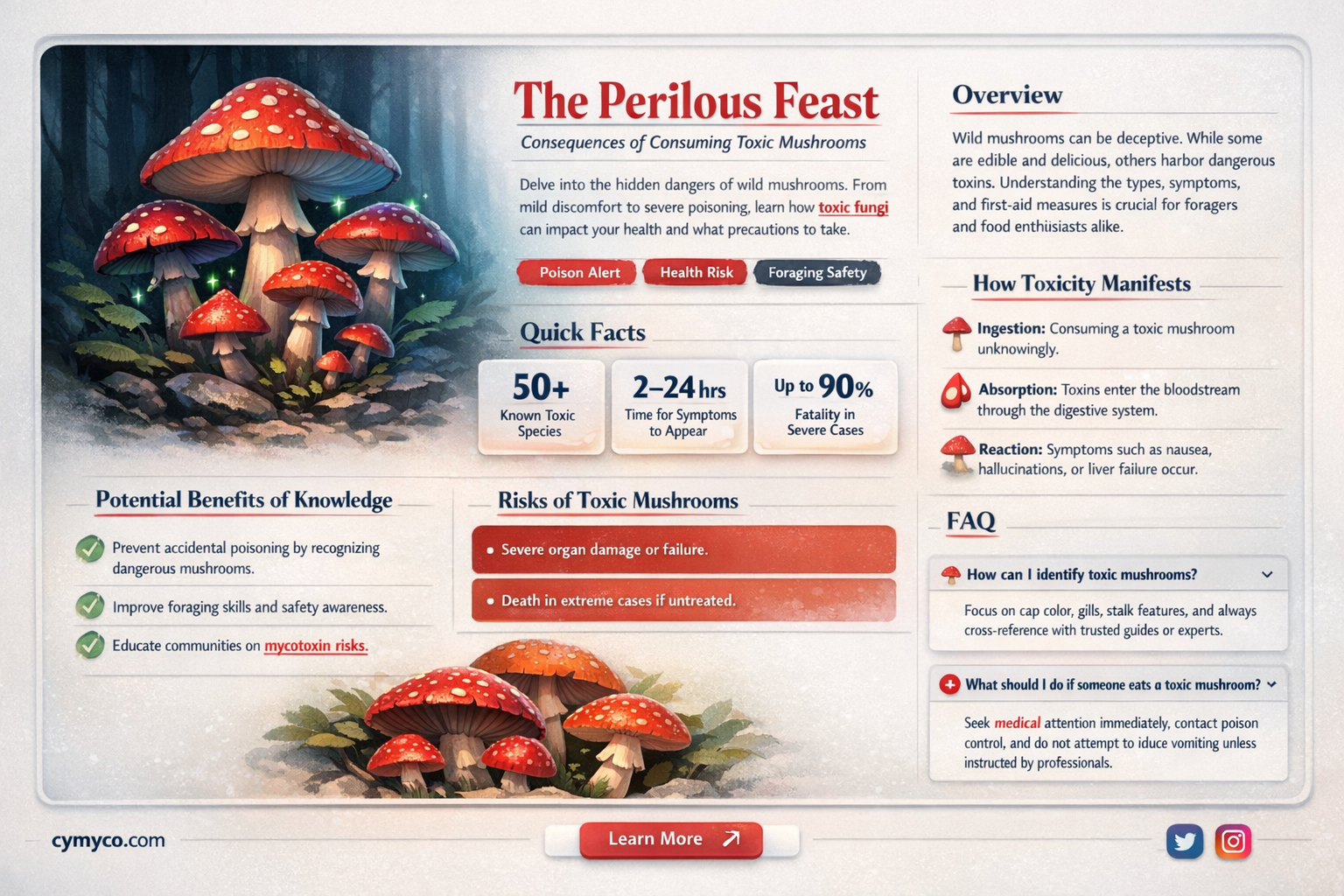 what happens if you eat bad mushrooms