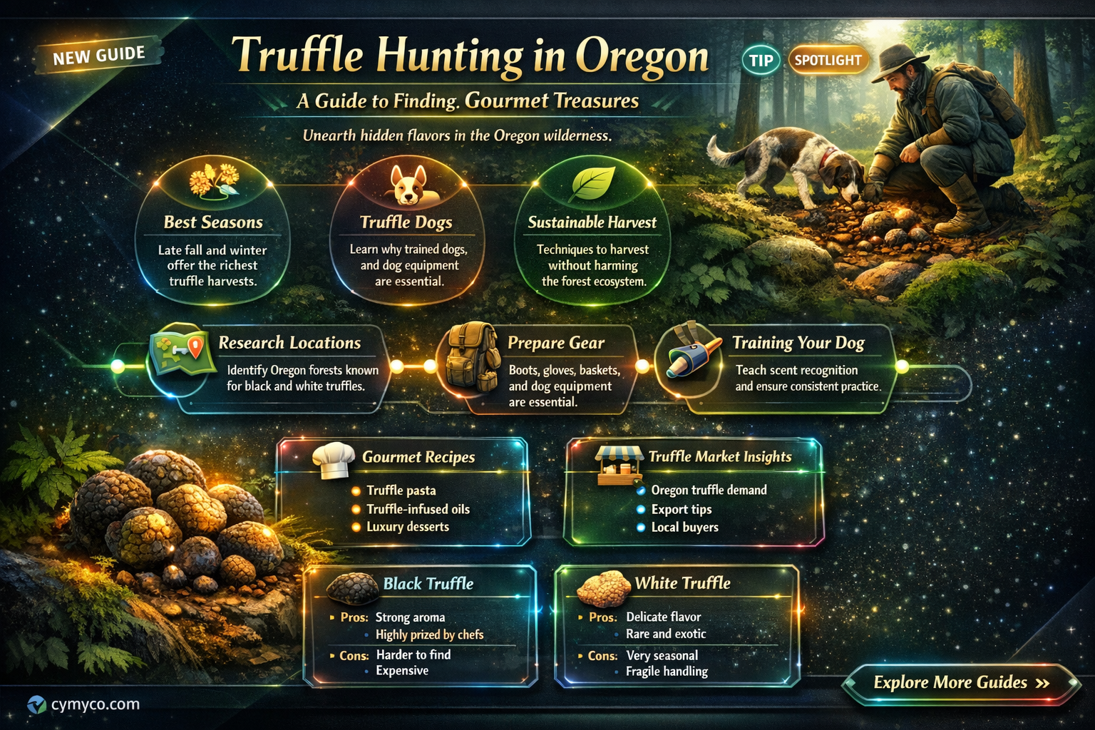 how to find truffles in oregon