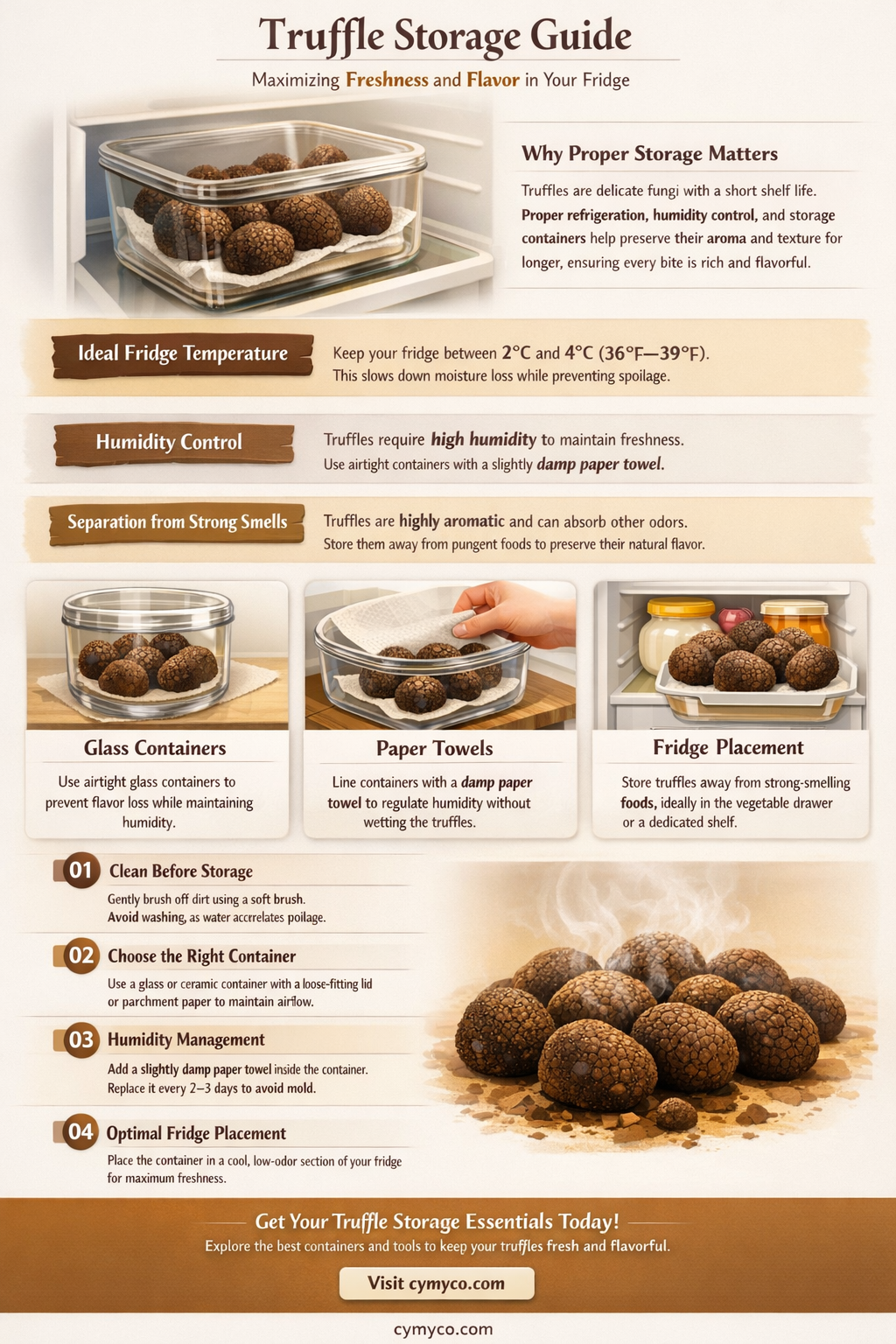 how long do truffles last in the fridge