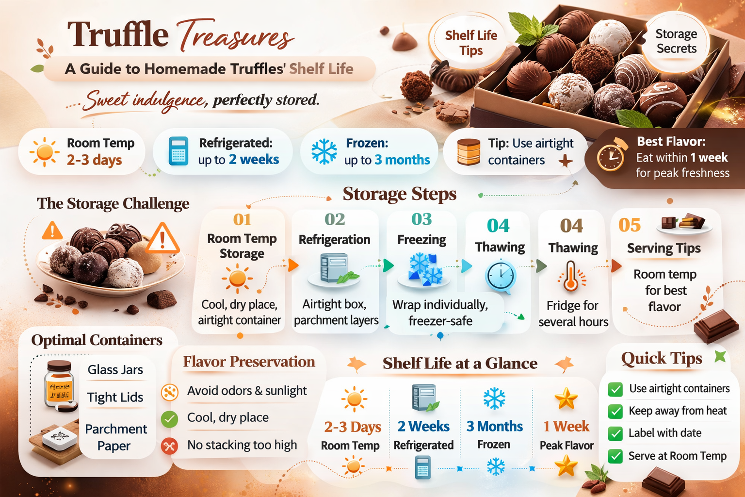 how long do homemade truffles last