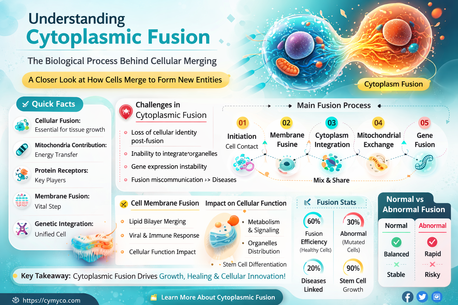 which term describes the fusion of cytoplasm from two individuals