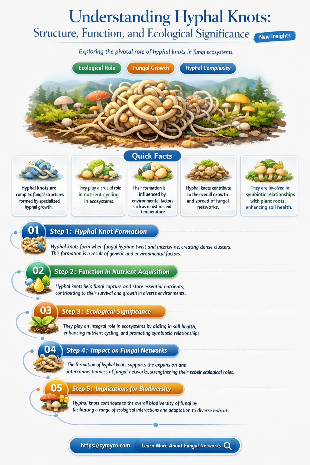 what are hyphal knots