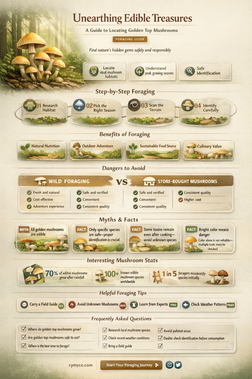 where to find gold top mushrooms