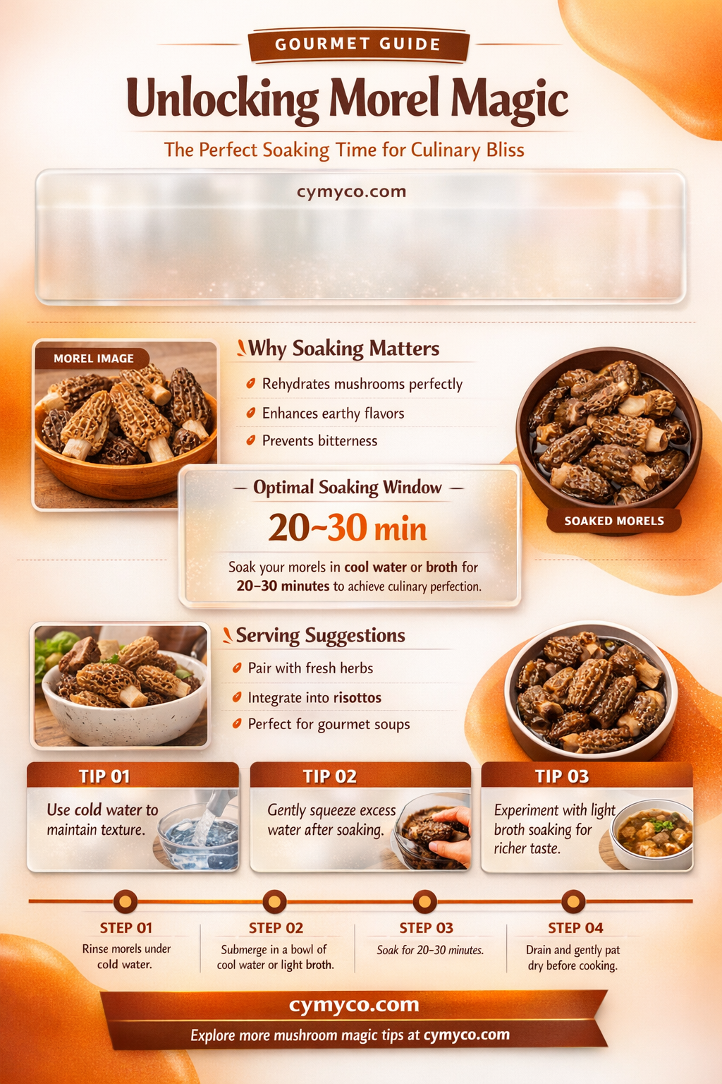 how long to soak morels