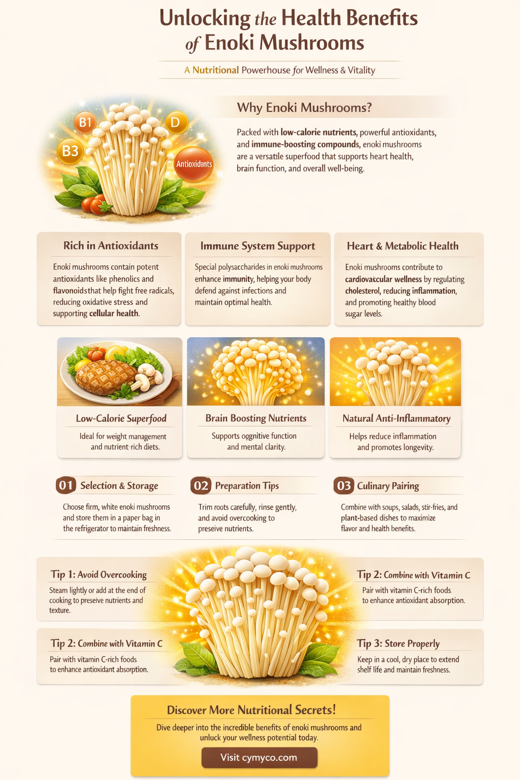 is enoki good for you