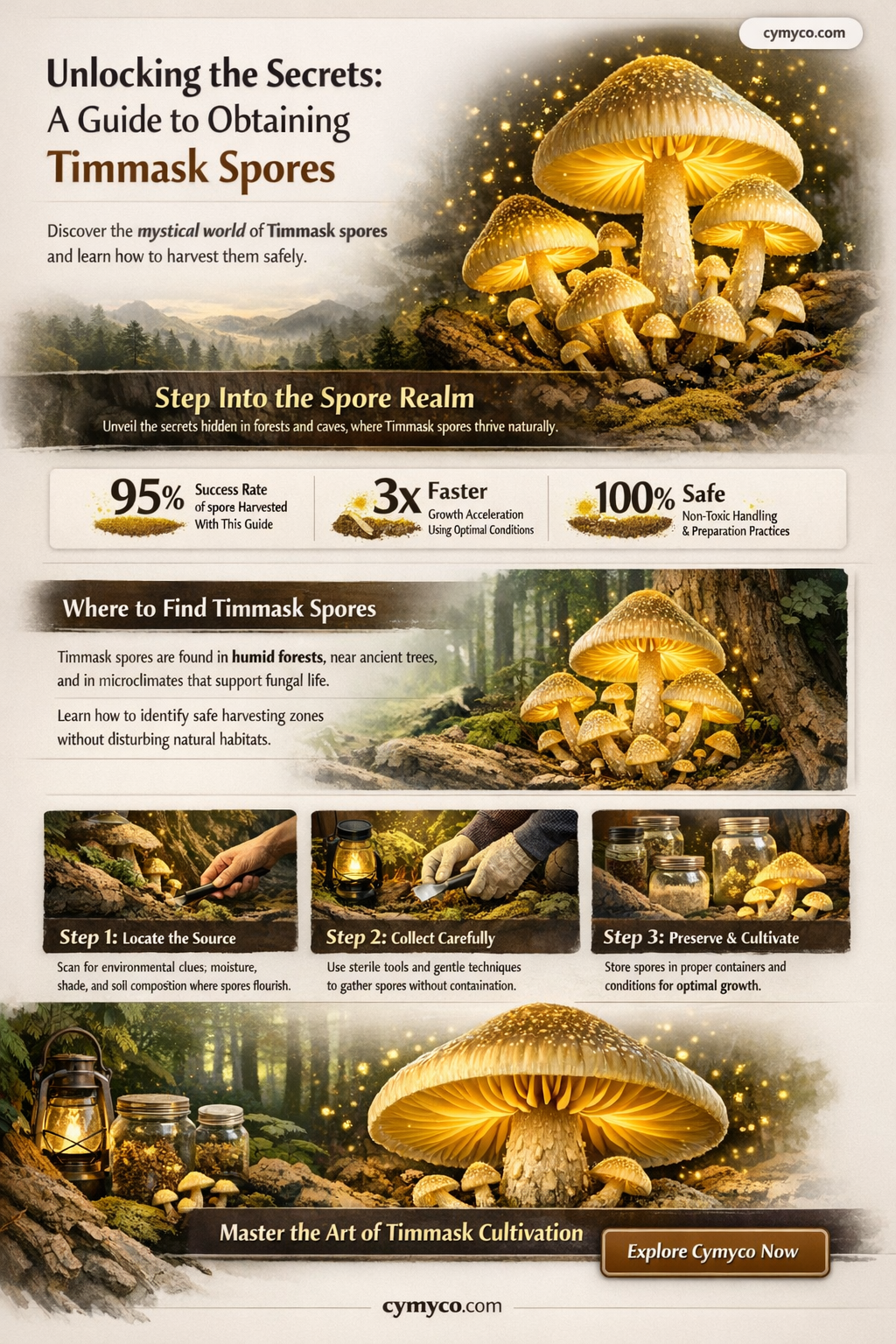 how to get timmask spores