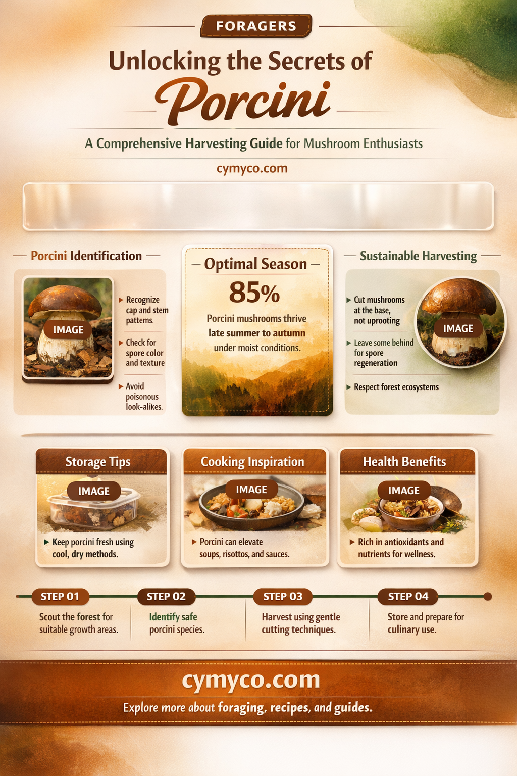 how to harvest porcini