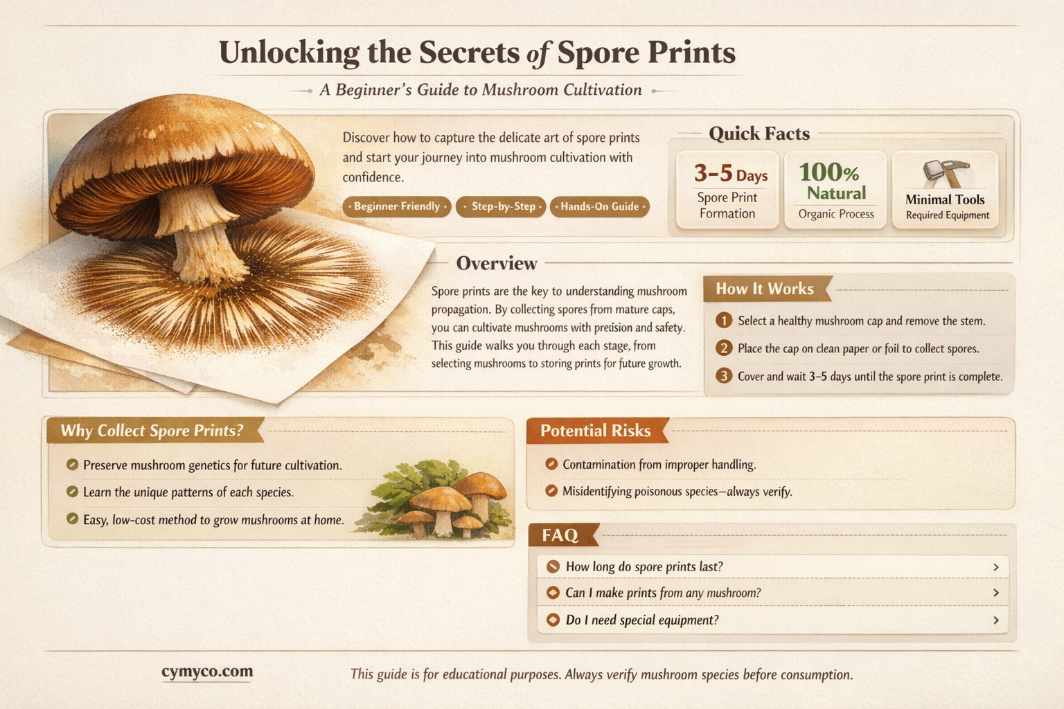 how to use spore prints to grow