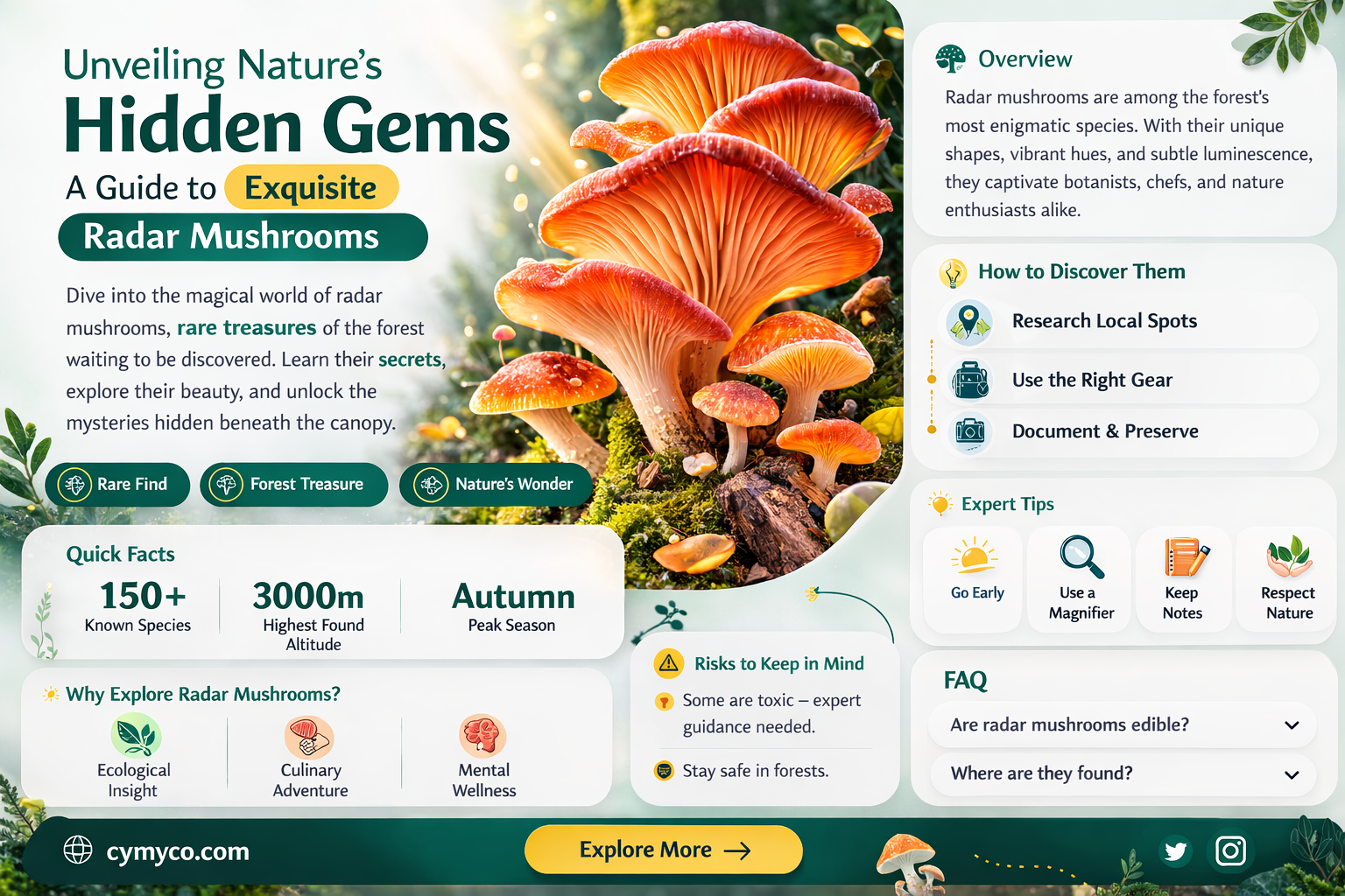 where to find exquisite radar mushroom