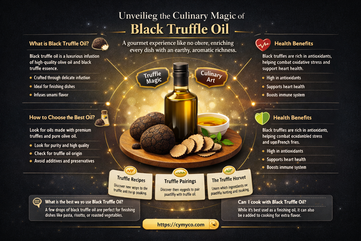 what is black truffle oil used for