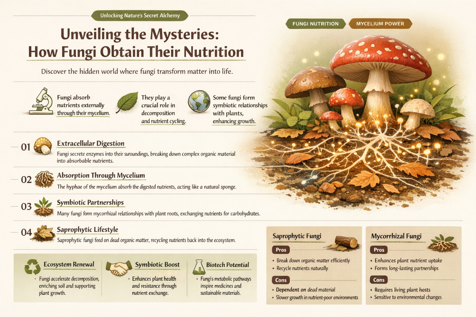 how do fungi get nutrition