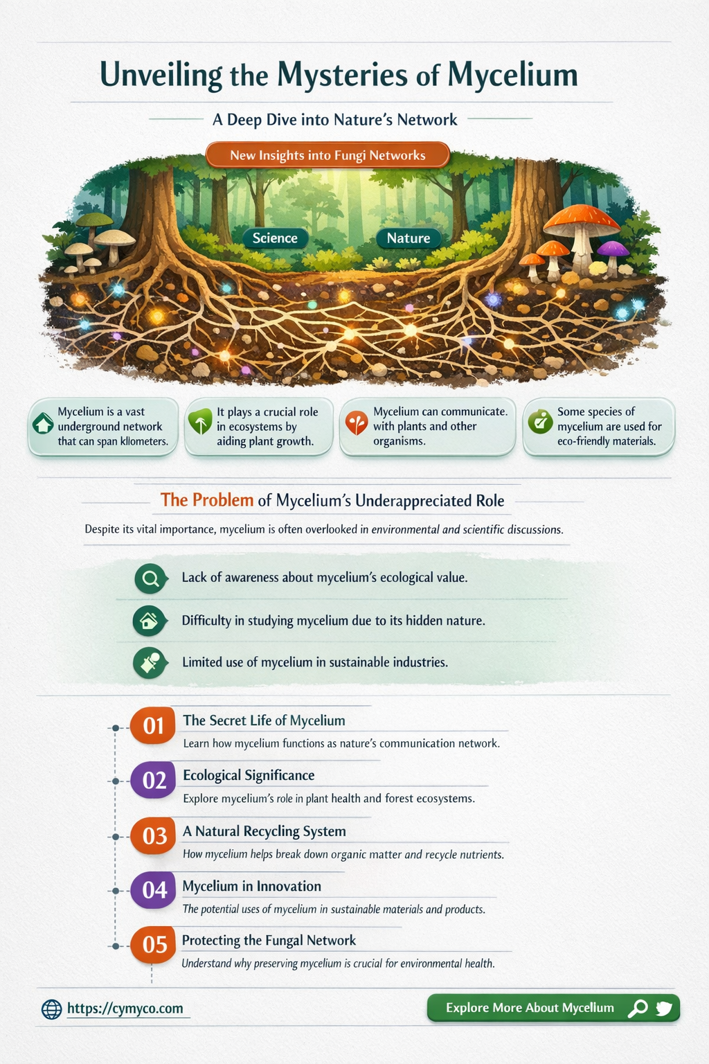 what is mycelium made of