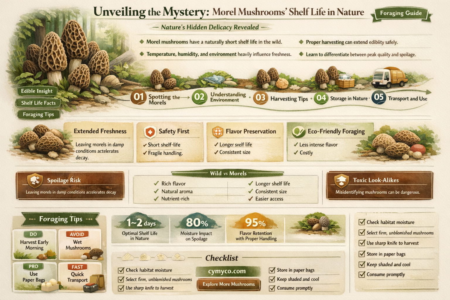 how long do morels last in the ground