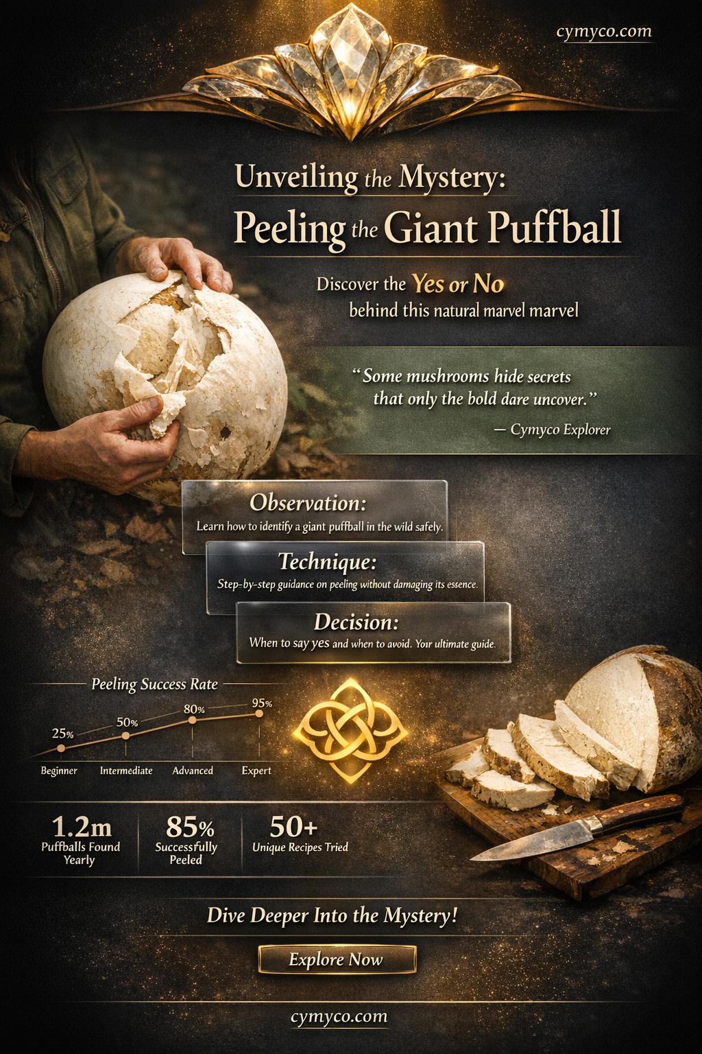 do you need to peel a giant puffball