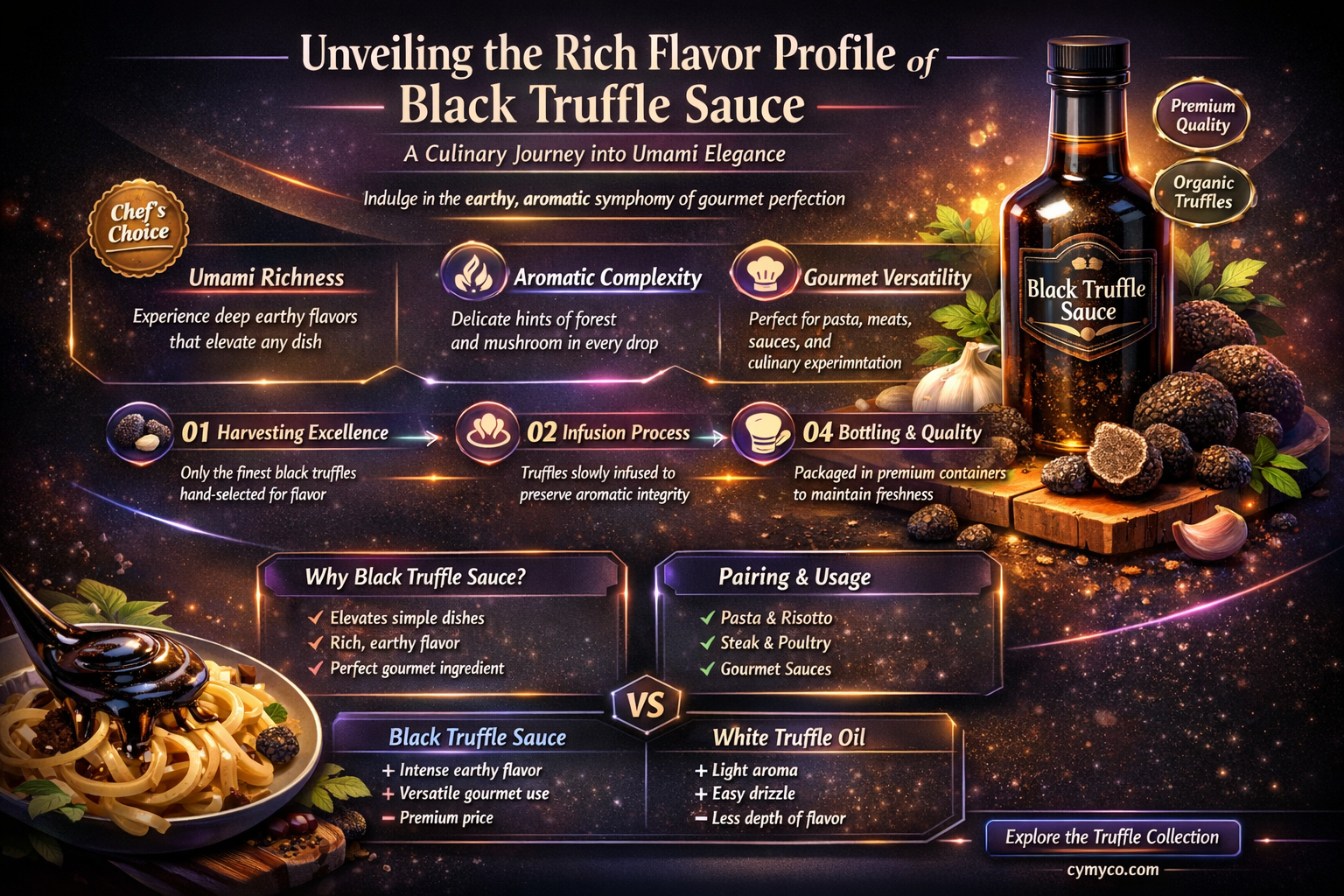 what does black truffle sauce taste like