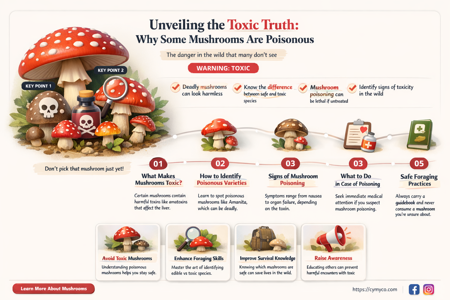 why are mushrooms poisonous