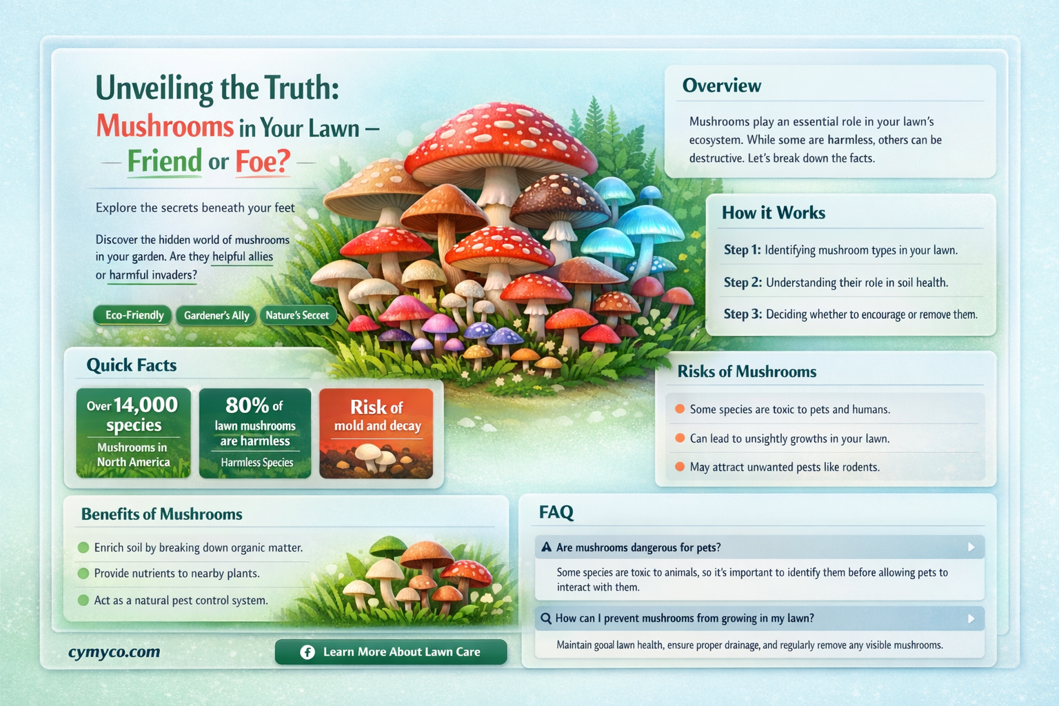 are mushrooms a bad sign in your lawn