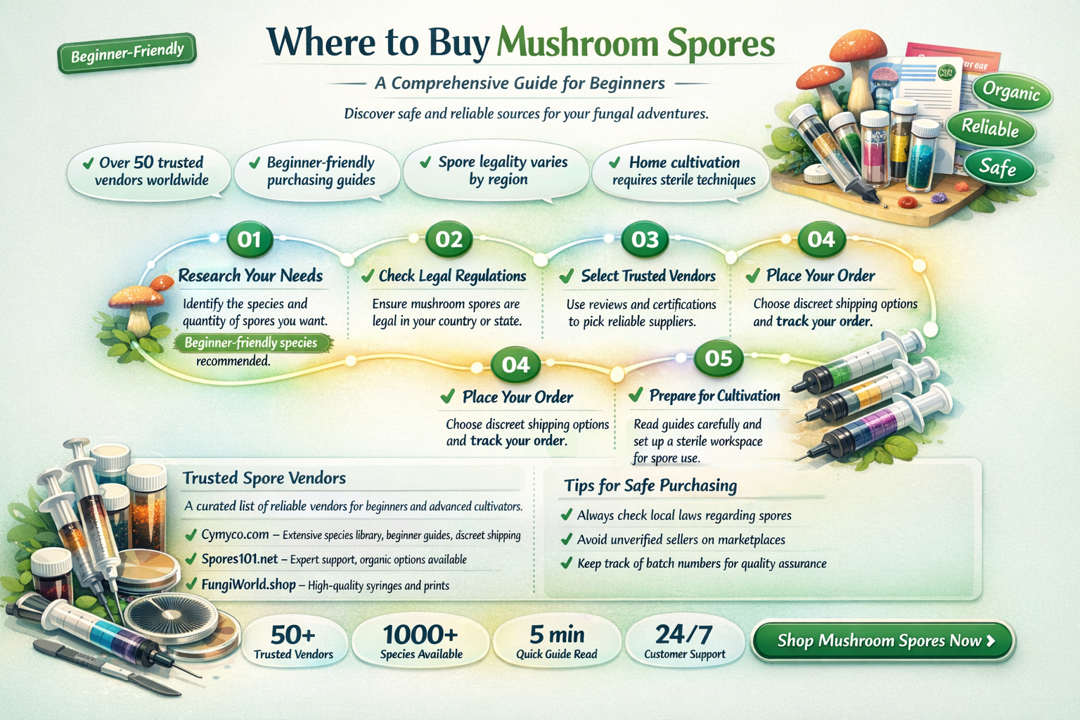 where do i buy mushroom spores