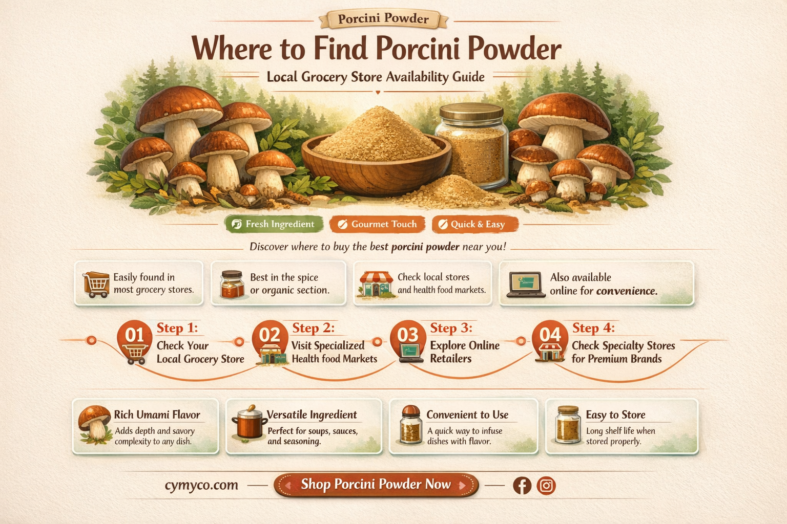 can you buy porcini powder at local grocery store