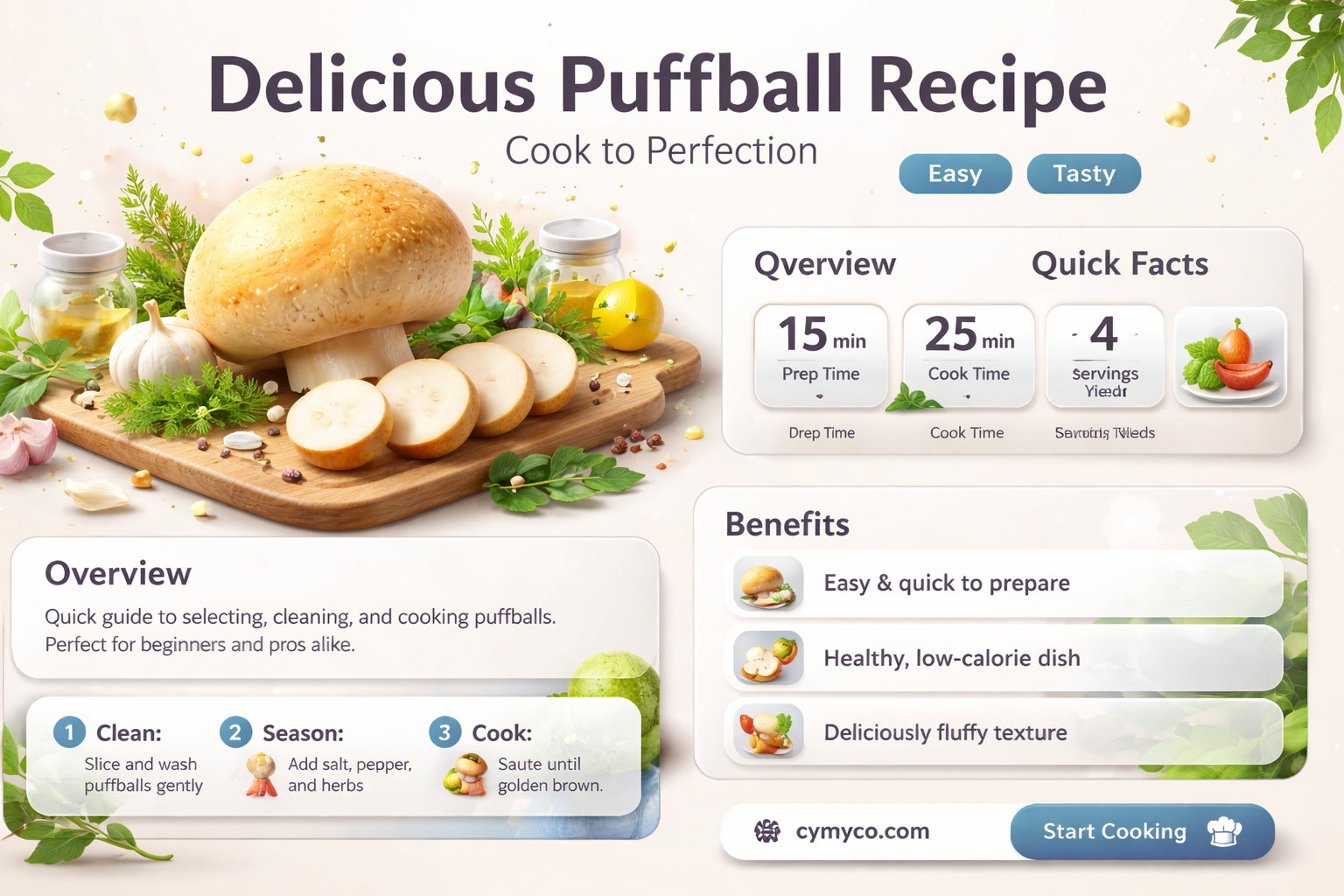 how to cook puffballs recipe