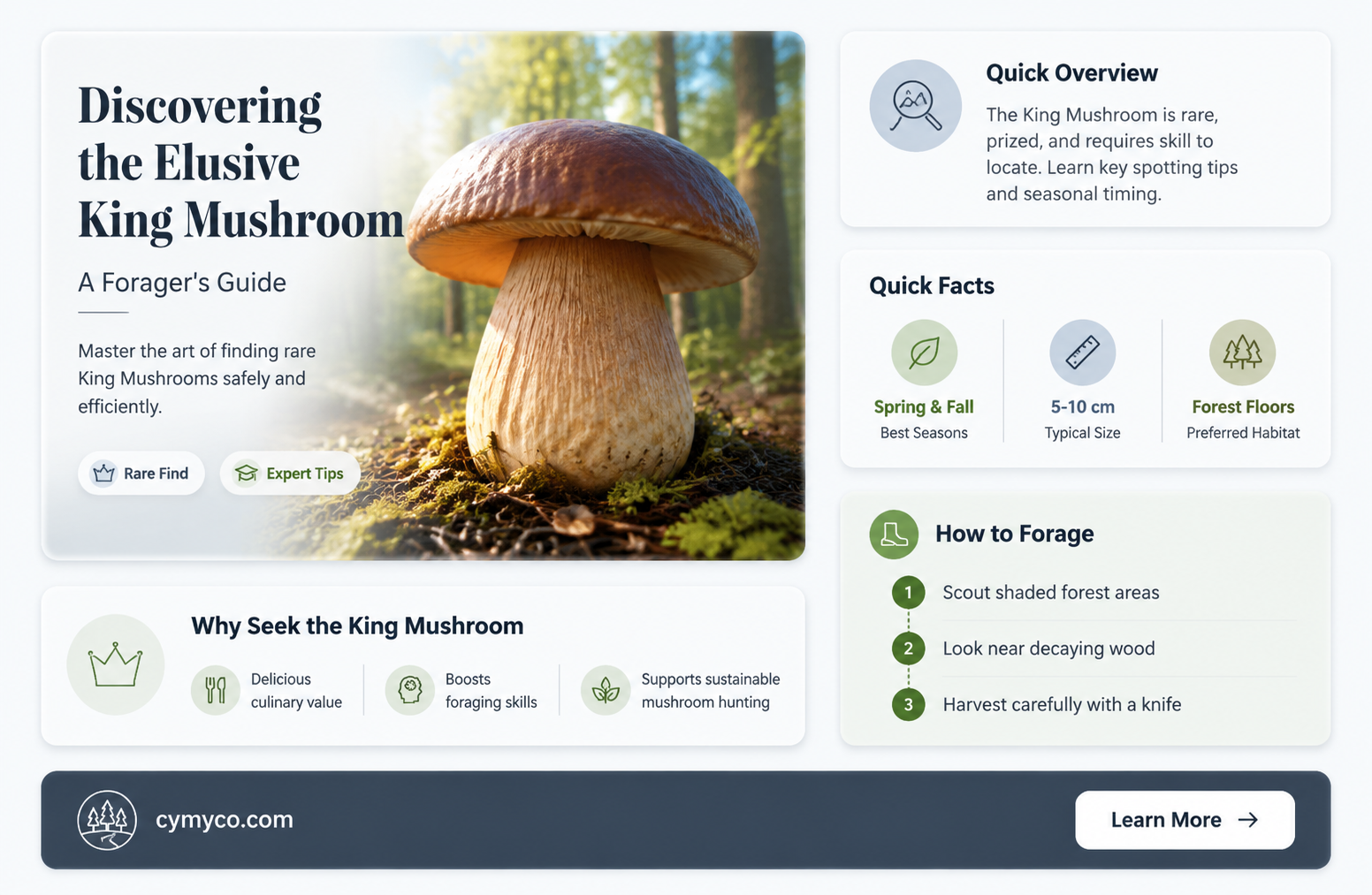 where to find king mushrooms
