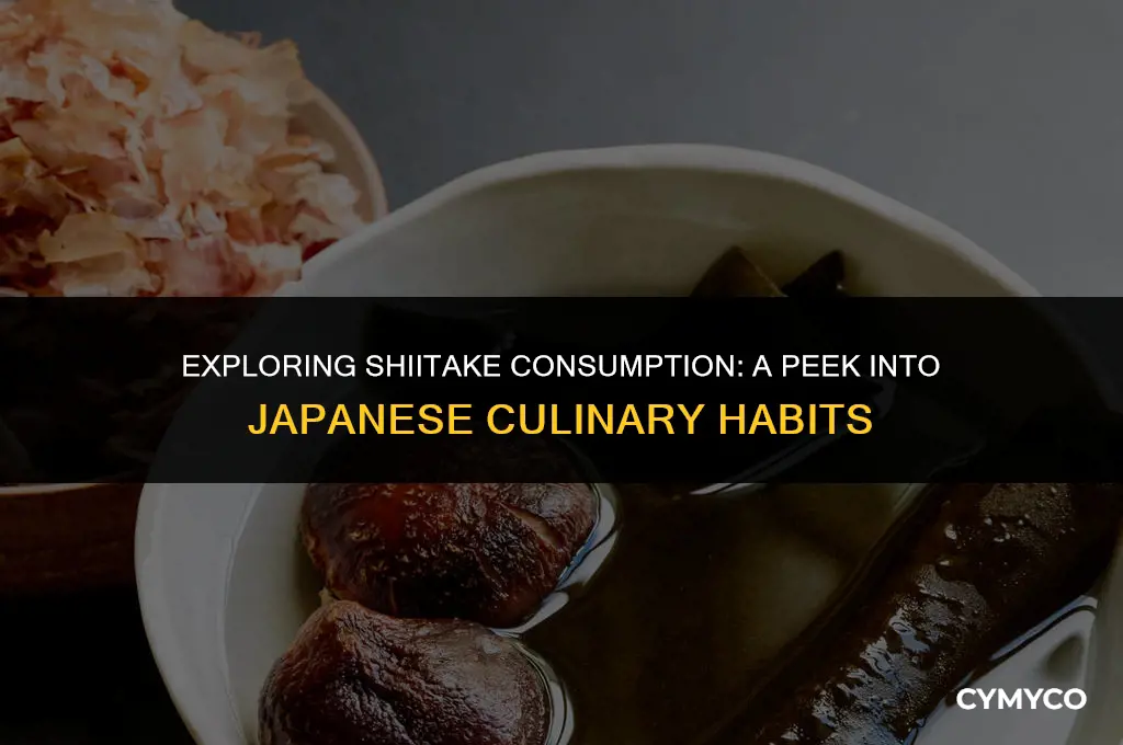 do most japanese eat shiitake