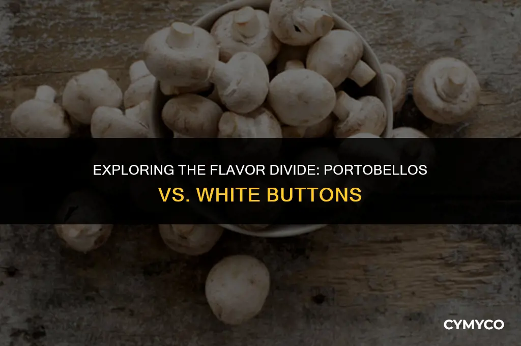do portobellos taste different than white button
