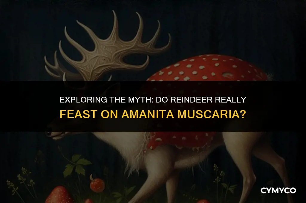 do reindeer eat amanita muscaria