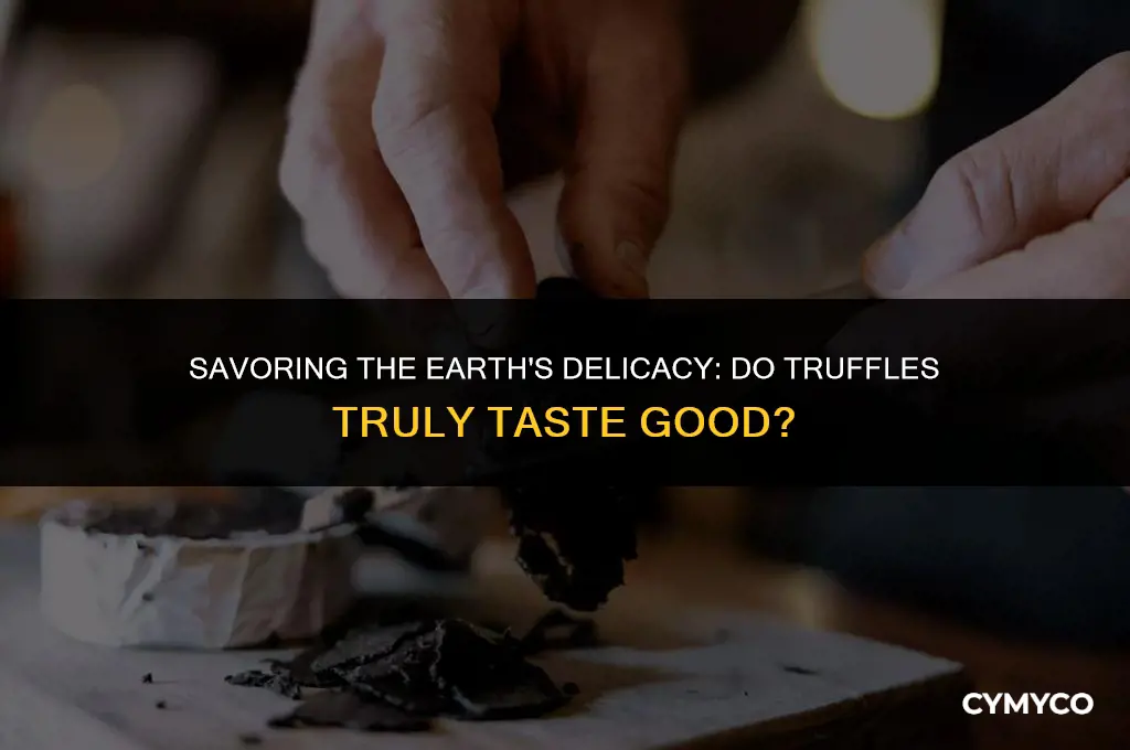 do truffles taste good
