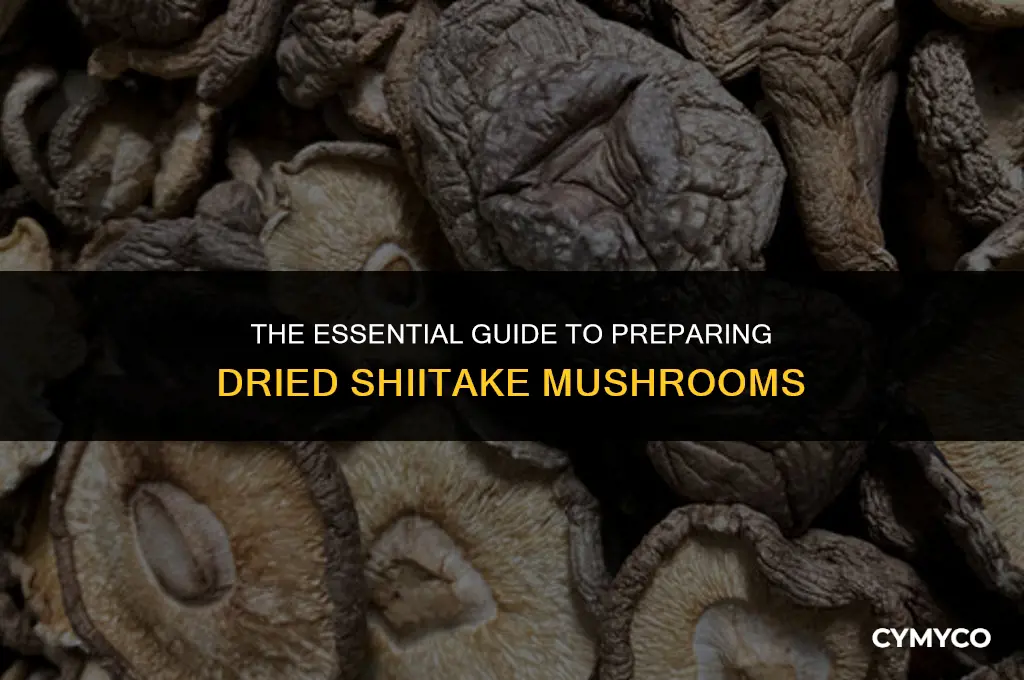do you need to wash dried shiitake mushrooms