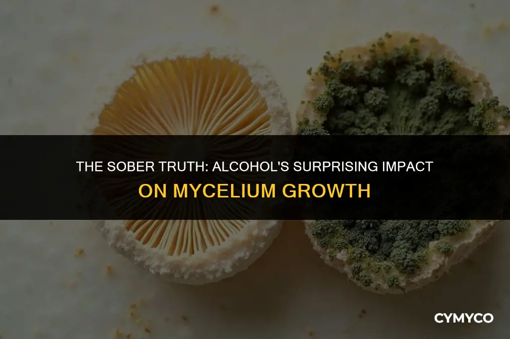 does alcohol kill mycelium